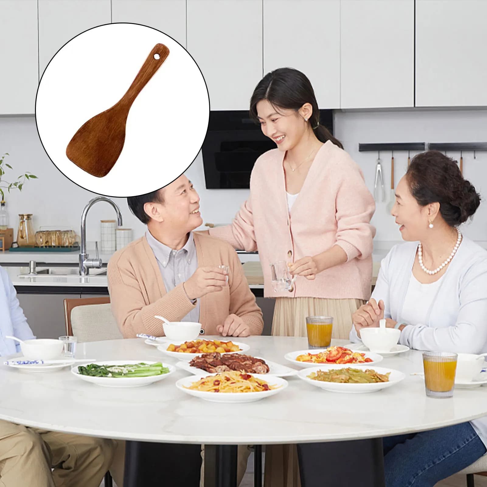 Wooden Rice Spatula Scoop