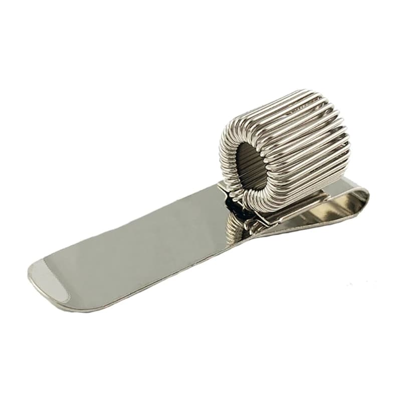 Metal Pen Holder Clip for Notebook and Clipboard