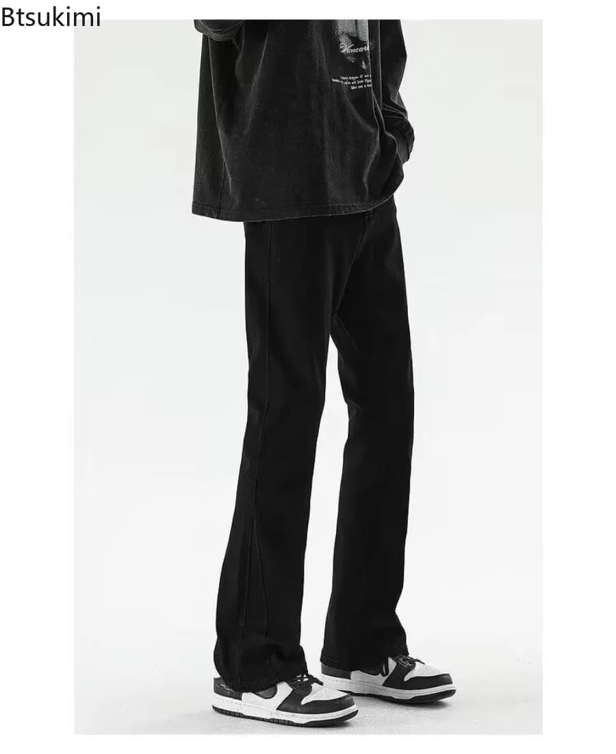 Men's Straight Leg Micro Flared Jeans