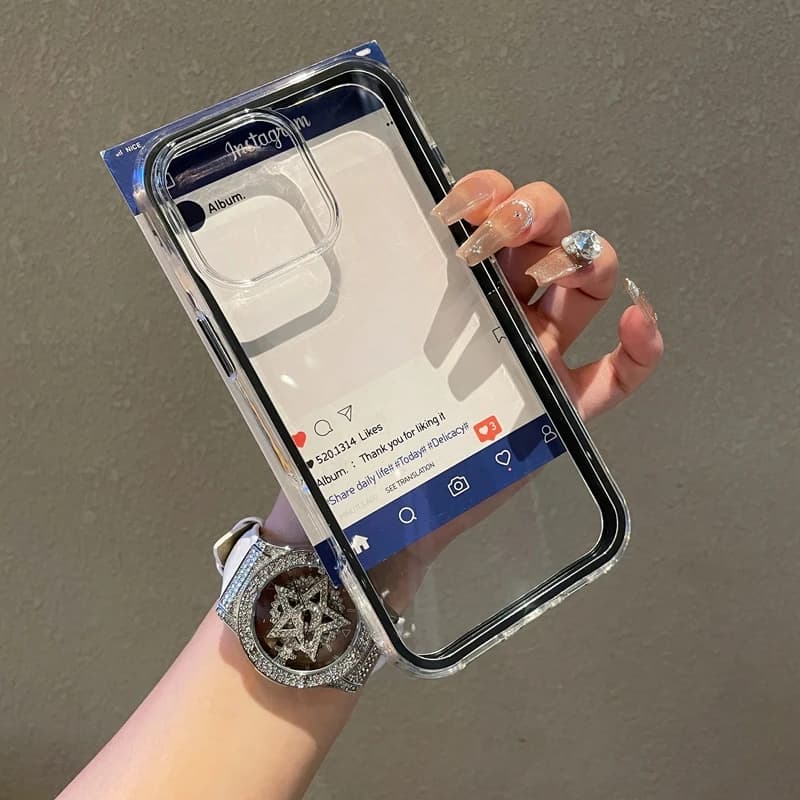 Luxury Transparent Candy Phone Case For iPhone 11 12 13 14 15 16 17 Pro Max Plus Air Clear Shockproof Bumper Back Cases Cover