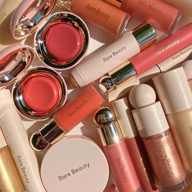 Rare Beauty Lipstick Easy To Apply Blush Brightening Highlighter Hydrating Bronzing Liquid To Enhance Facial Details Cosmetics