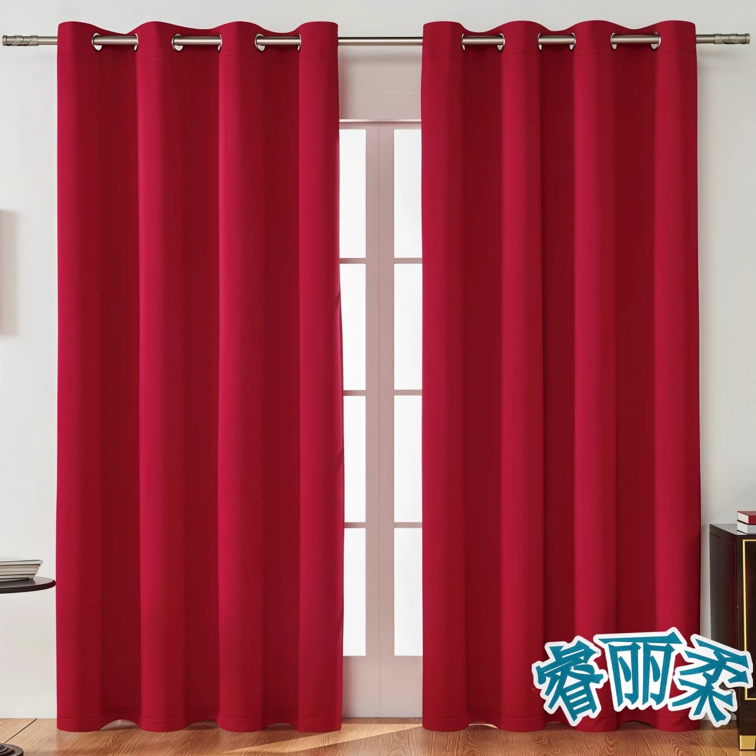 Thermal Blackout Curtains with Eyelets, 2 Panels