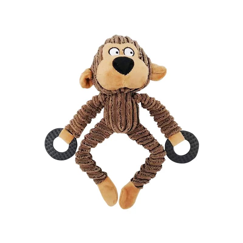 Donkey Dog Toys for Large Dogs Plush Stuffed Dog Toys for Aggressive Chewers Stuffed Dog Toys Durable Squeaky Puppy Chew Toys