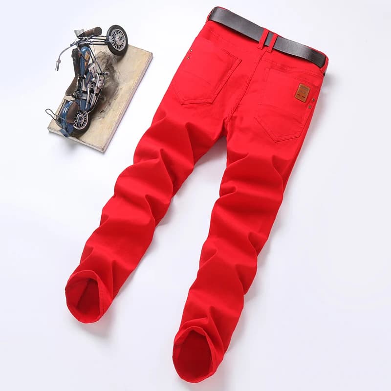 Men's Straight Stretch Denim Jeans