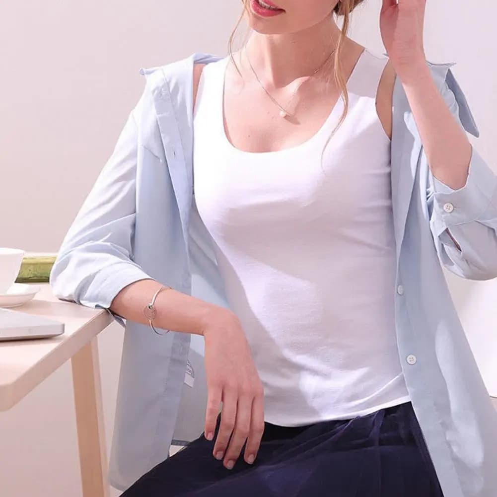 Women's Seamless Stretchy Tank Top Sleeveless Vest