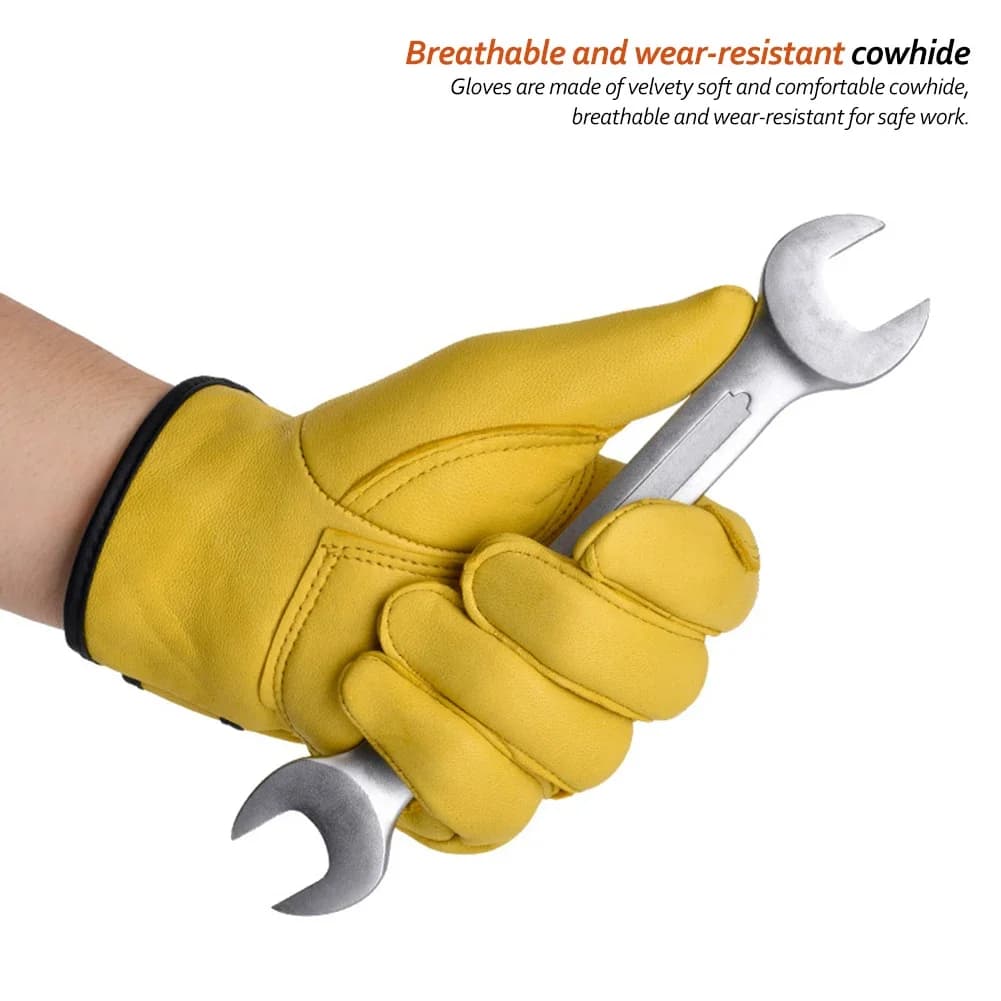 Cowhide Work Gloves for Men