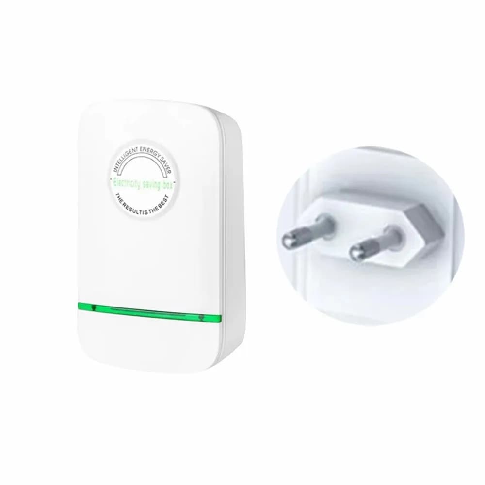 Pro Electricity Saving Box 90V-250V EU Plug Home Office Power Saver with Stable Voltage Energy Saving Device