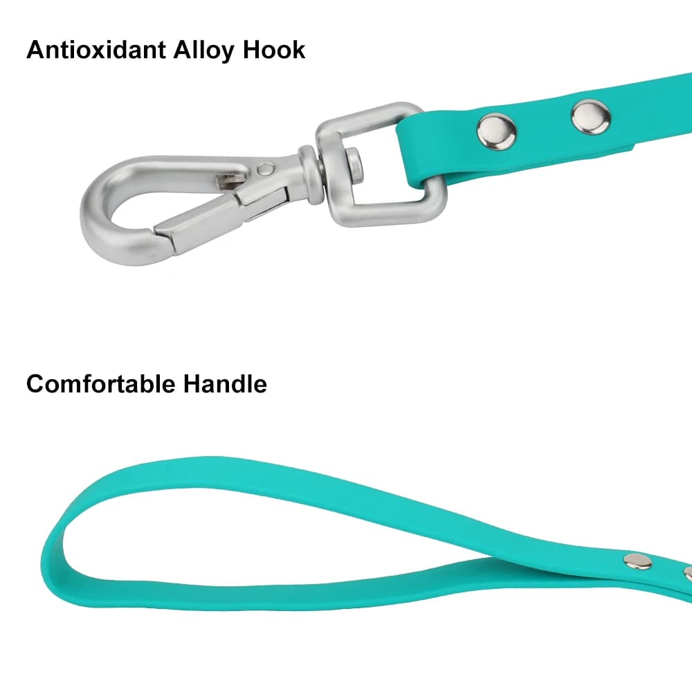 Long PVC Waterproof Dog Leash Traction Lead