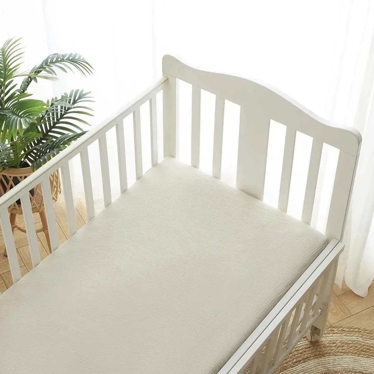 Cotton Fitted Crib Sheet