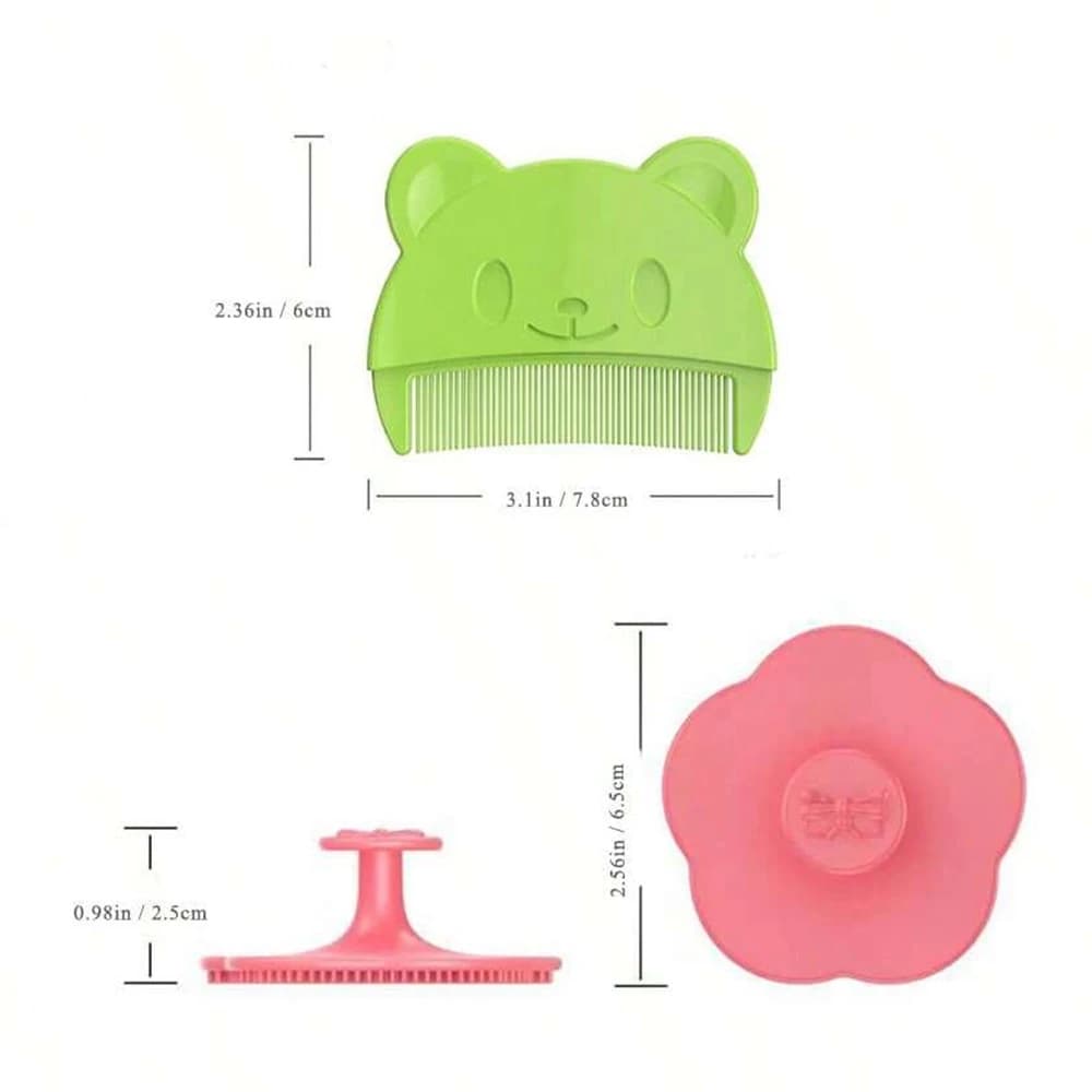 Infant Soft Silicon Head Massager Comb