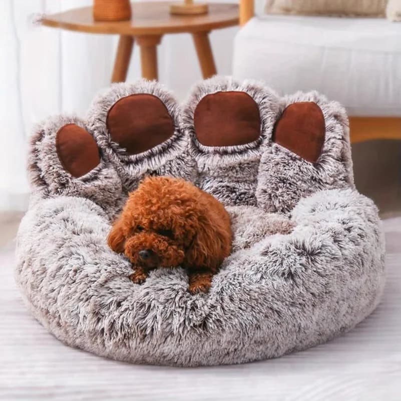 Bear Paw Pet Bed for Dogs and Cats