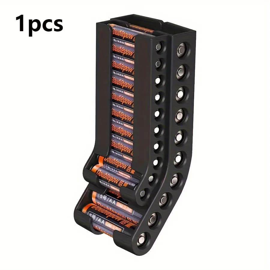 Wall-Mounted Battery Storage Organizer
