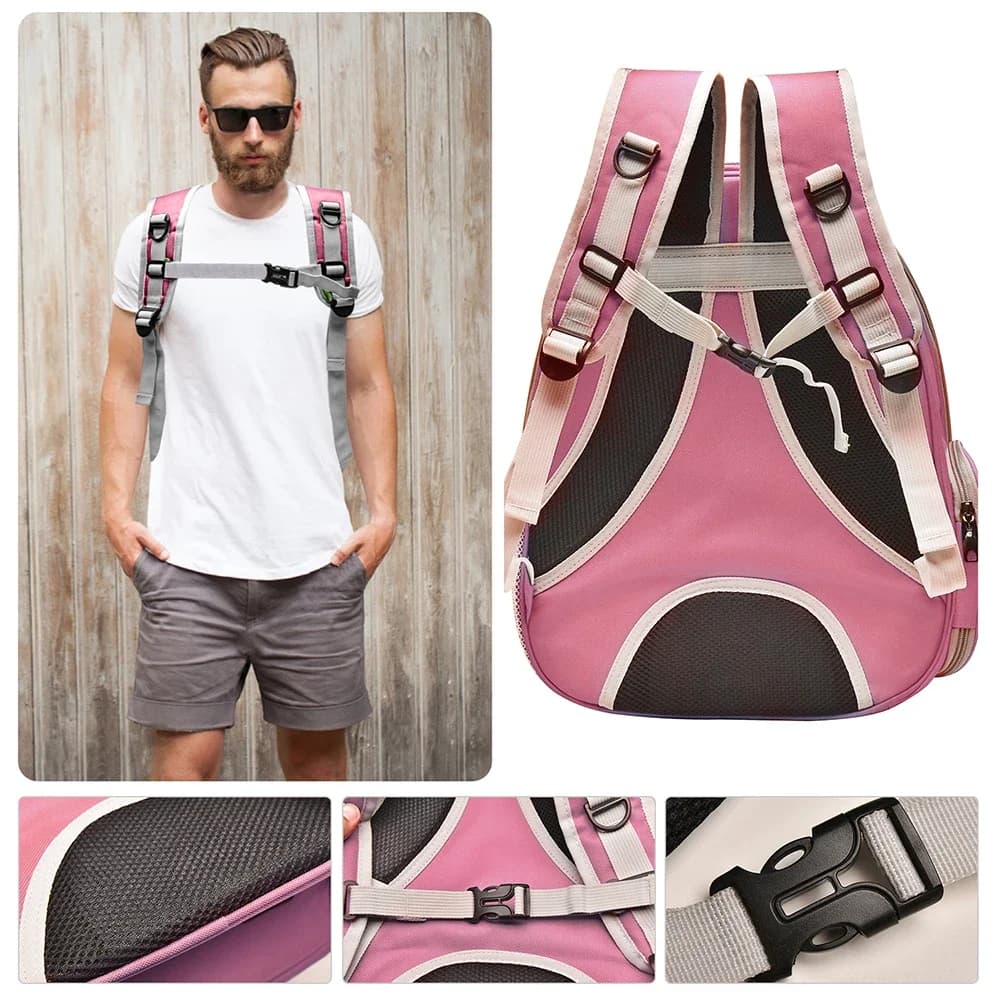 Pet Carriers Cat Carrier Bags Breathable Small Dog Cat Backpack Travel Space Capsule Cage Pet Transport Bag Carrying for Cats
