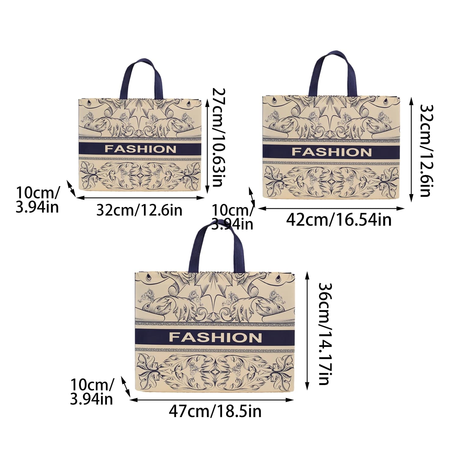 Non-Woven Reusable Shopping Tote Bag