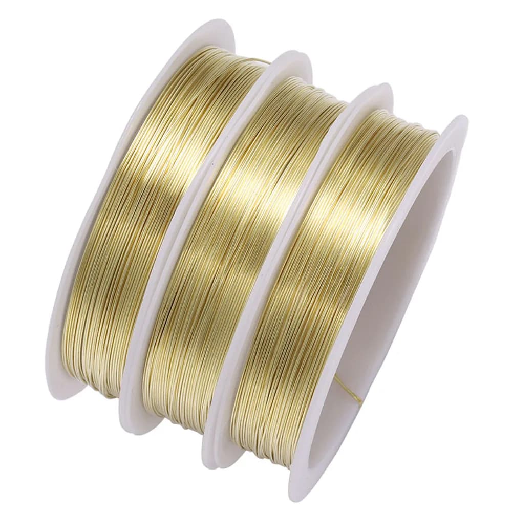 Copper Wire Beading Set, Multiple Gauges