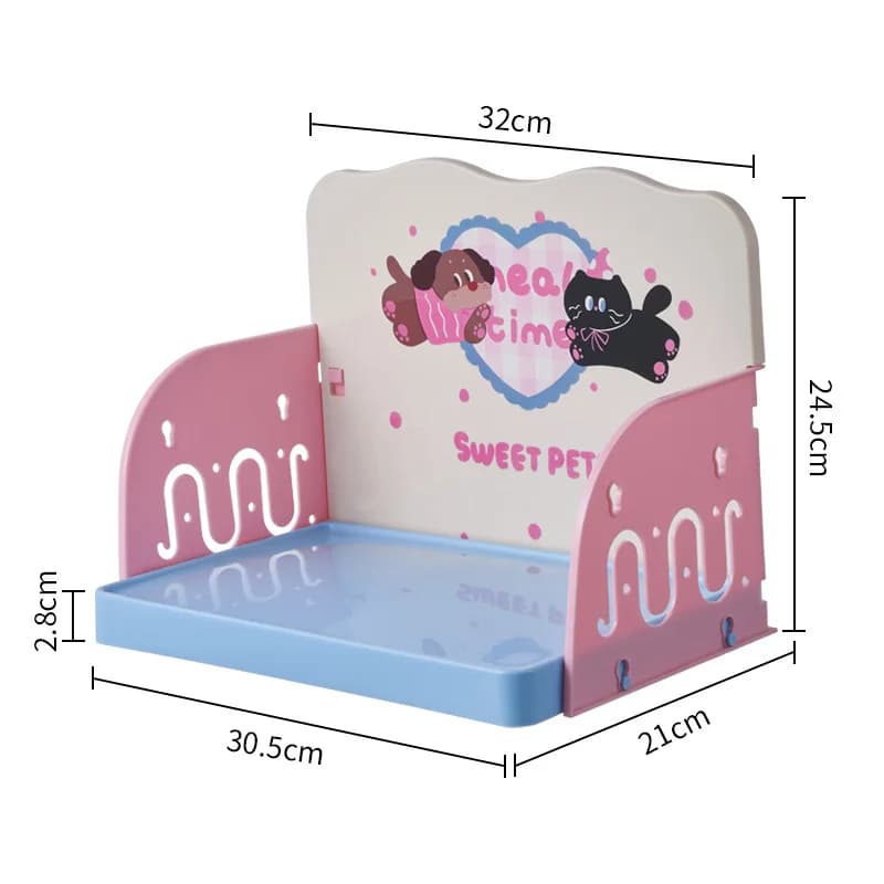Elevated Pet Bowl Feeding Stand