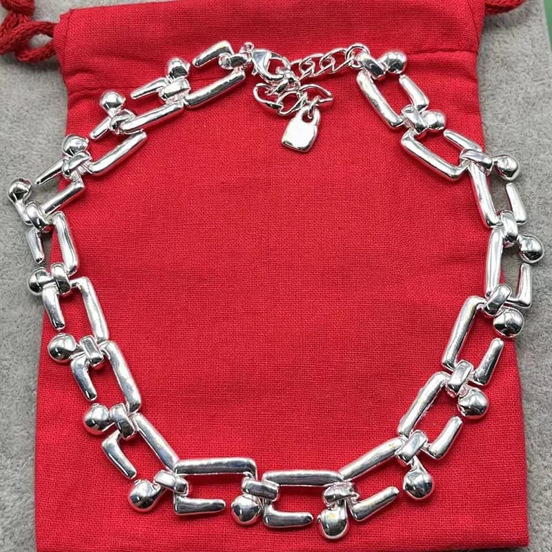 Crystal Pendant Necklace and Bracelet Set