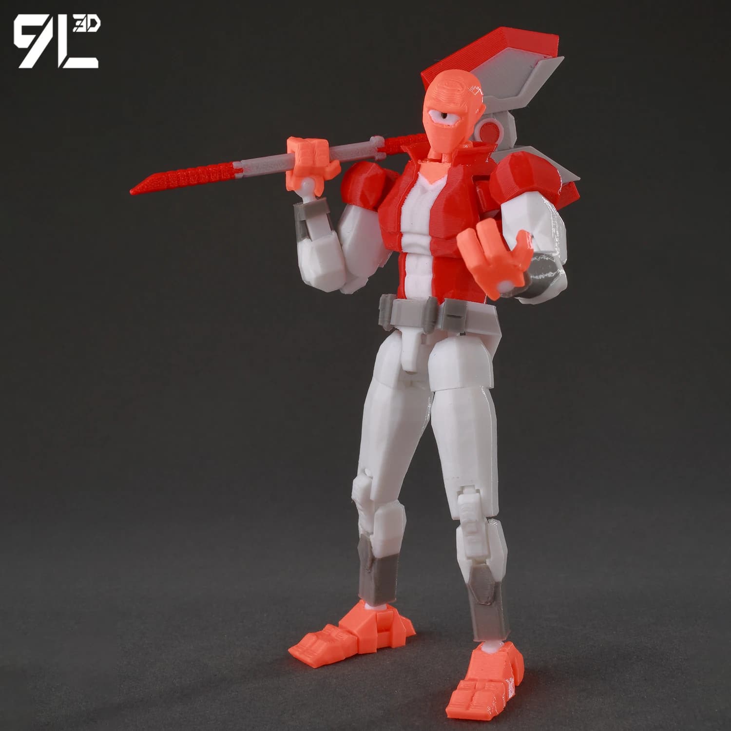 Nova T Posable Action Figure with Interchangeable Parts