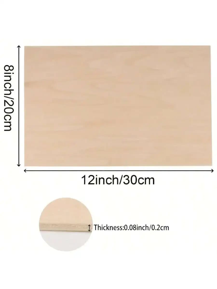 Blank Plywood Boards for Crafts