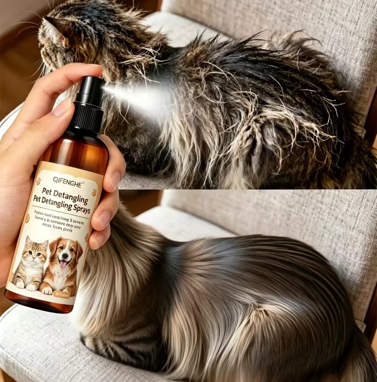 Pet Detangling Leave-in Conditioner Spray