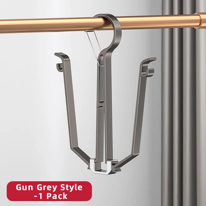 Foldable Shoe Drying Rack with Hooks
