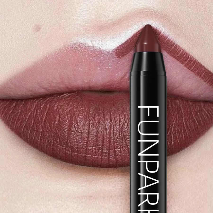 Waterproof Nude Brown Lipliner and Lip Tint