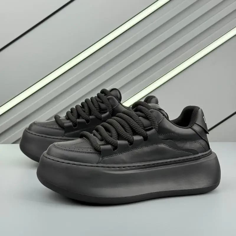 Sneakers Casual Men Original Designer Easy Matching Board Shoes Fashion Leather Breathable Height Increased Platform Sport Shoes