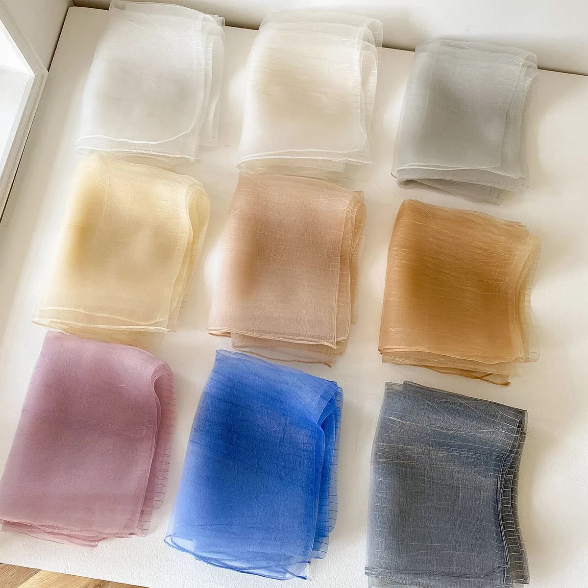 Lightweight Solid Scarf Shawl for Women