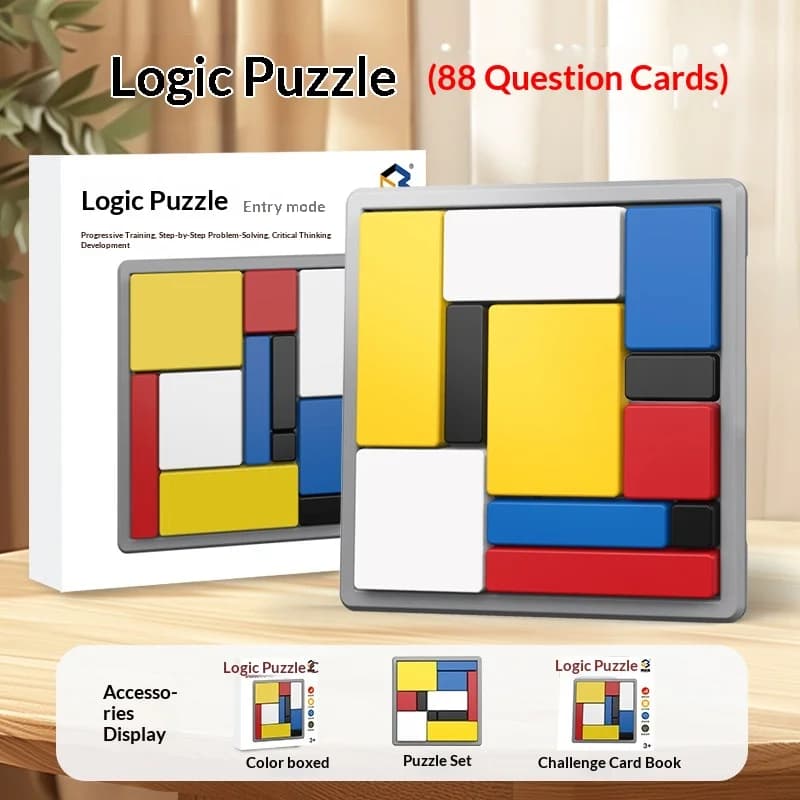 Logic Puzzle Building Block Game