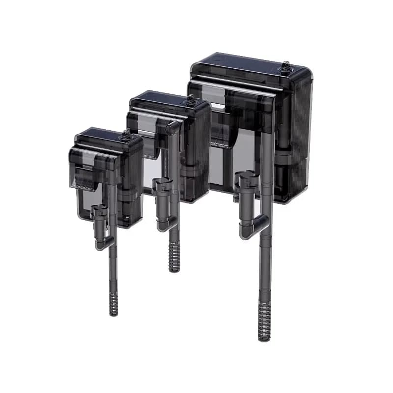 Wall-Mounted Aquarium Filter with Waterfall Aeration