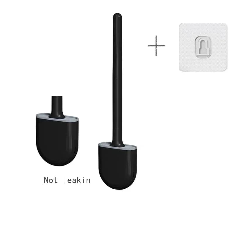 Silicone Toilet Brush with Wall Mount Holder
