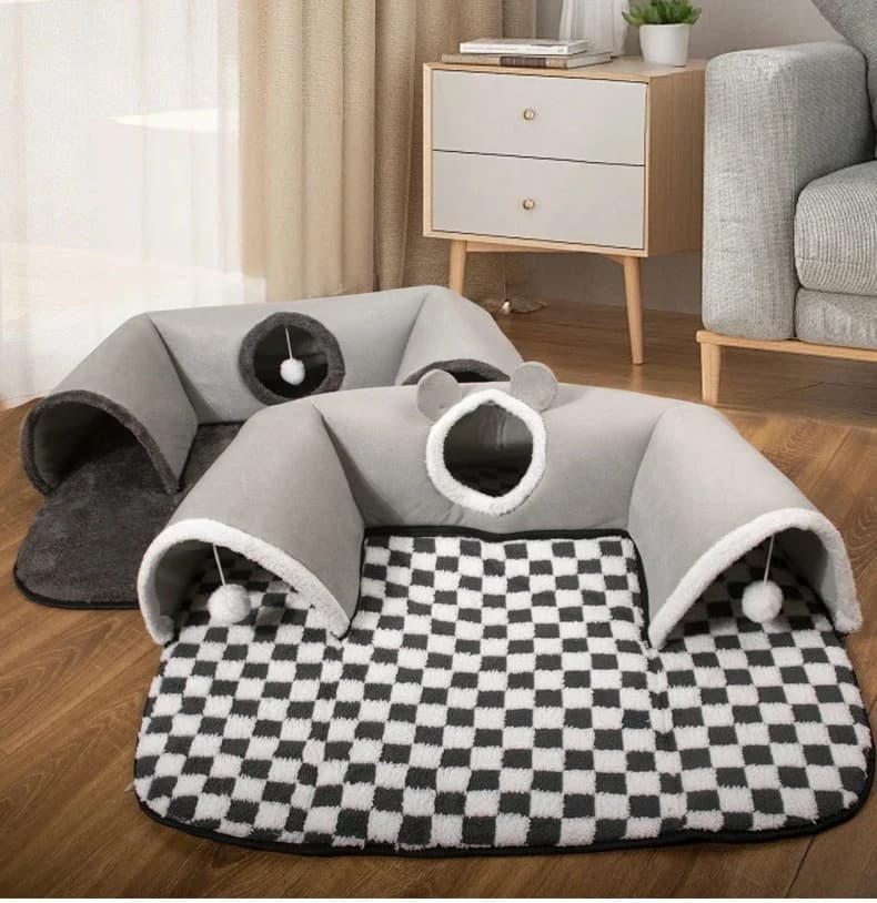 Cat Tunnel Bed and Play House