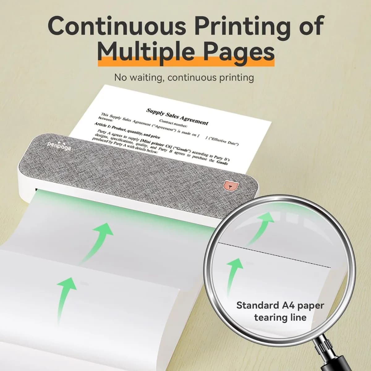 Thermal Paper 100 Sheets A4 Letter Size