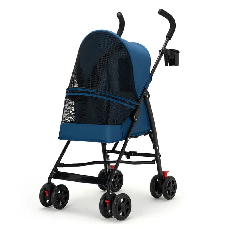 Pet Jogging Stroller with 4-Wheel Suspension