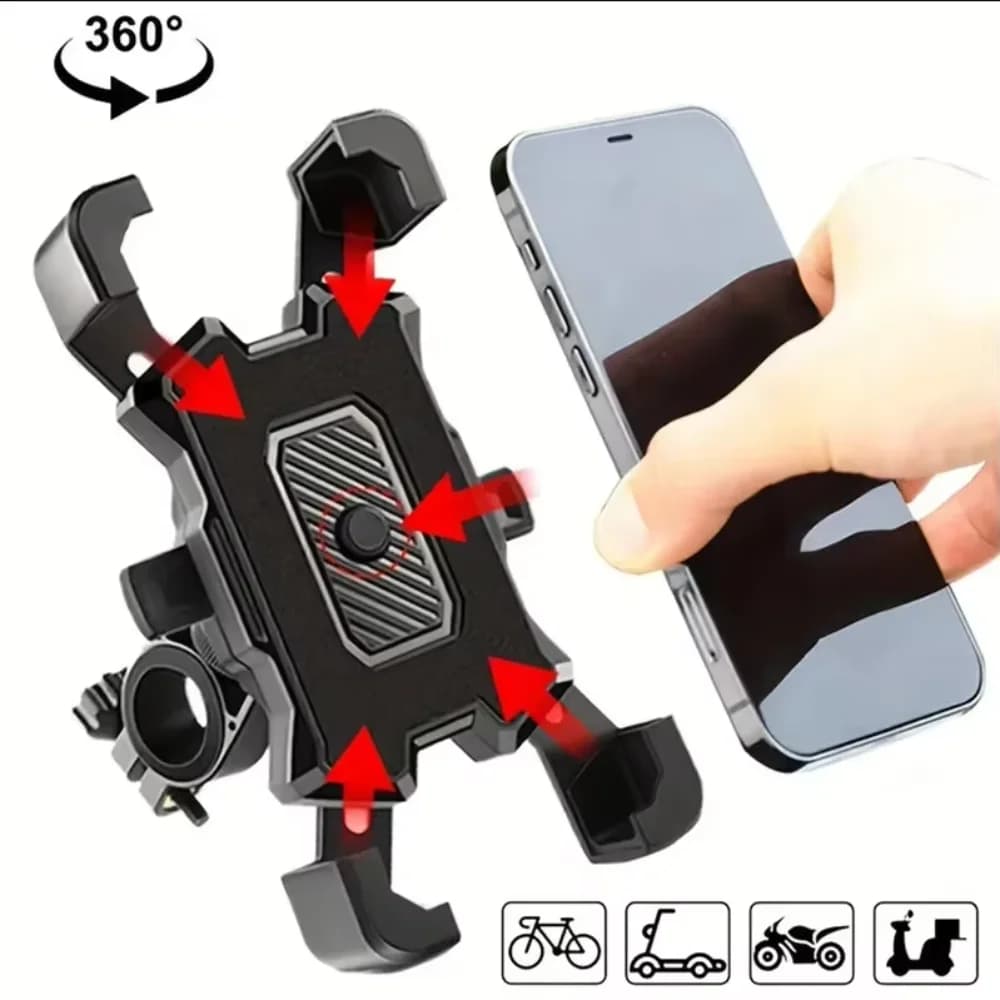 Adjustable Bicycle Phone Holder for Cycling and Navigation