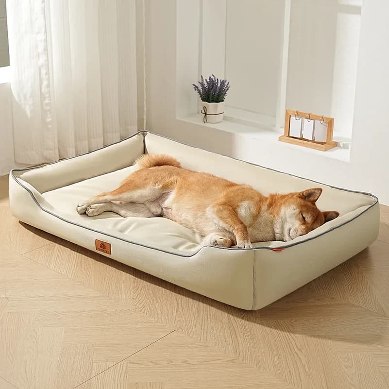 Extra Thick Supportive Dog Bed for Large Dogs