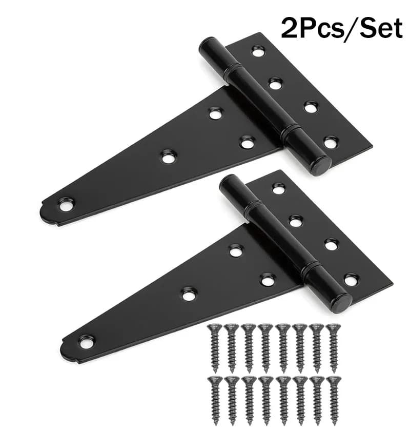 Heavy Duty T-Strap Gate Hinges