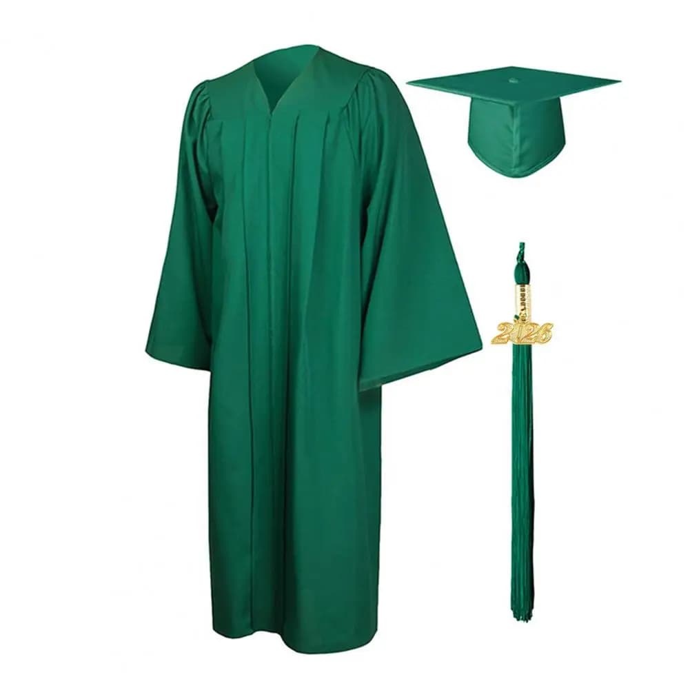Unisex Graduation Robe With Hat And Tassel