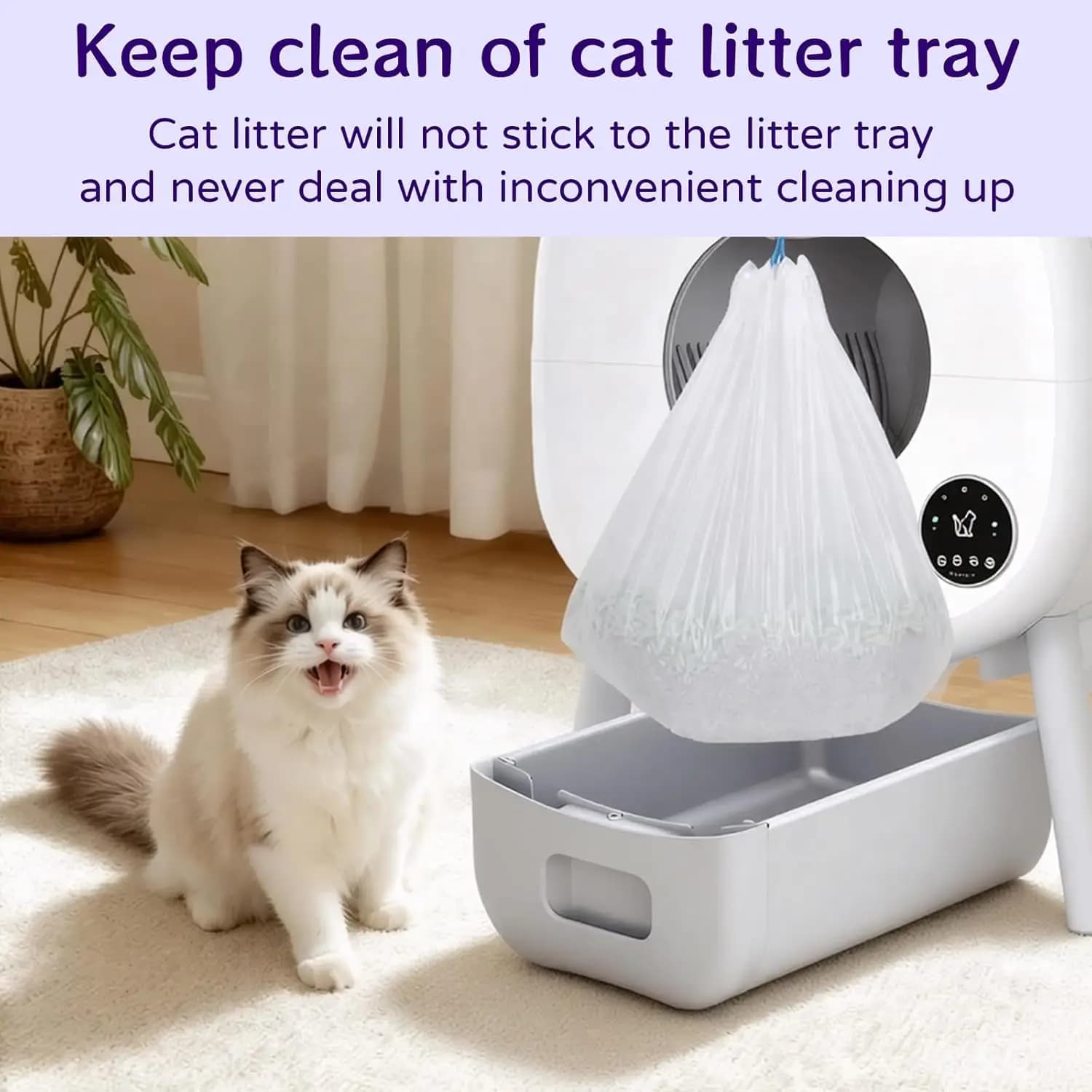 Automatic Cat Litter Box Replacement Liners