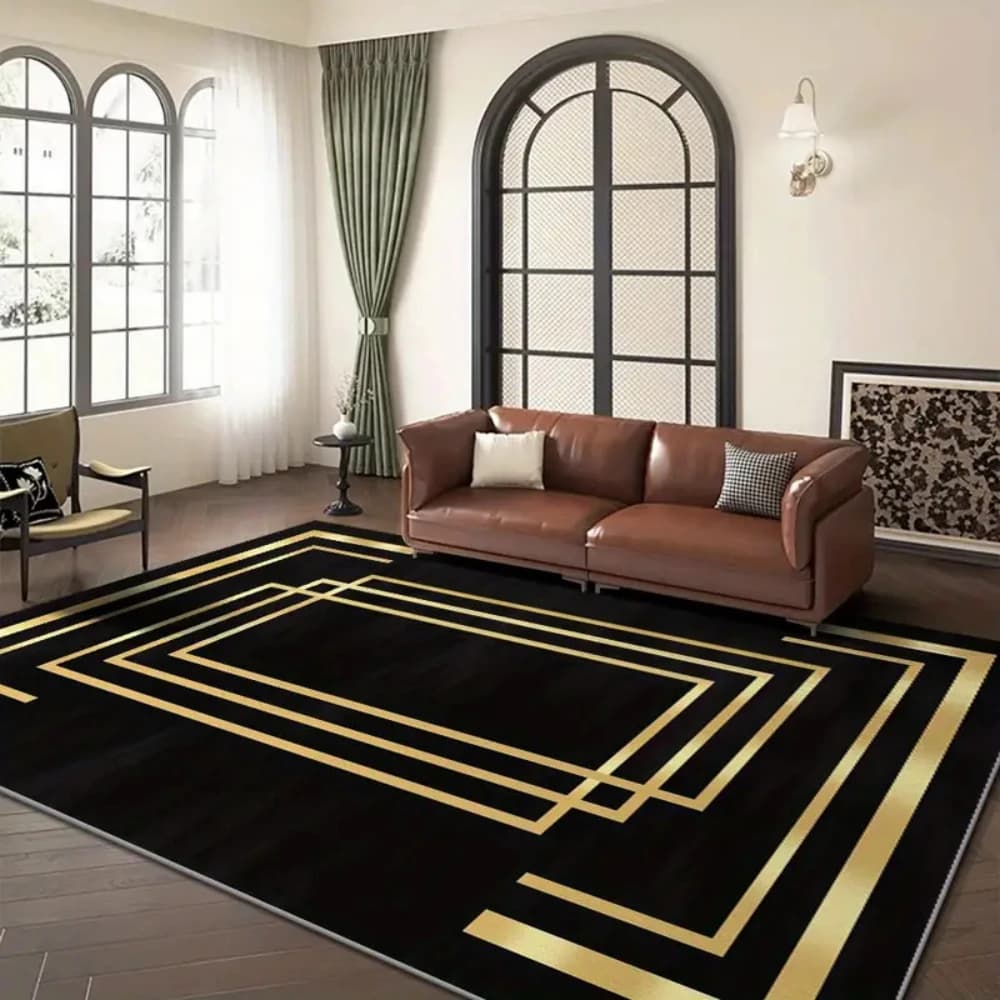 Large Non-Slip Living Room Floor Mat