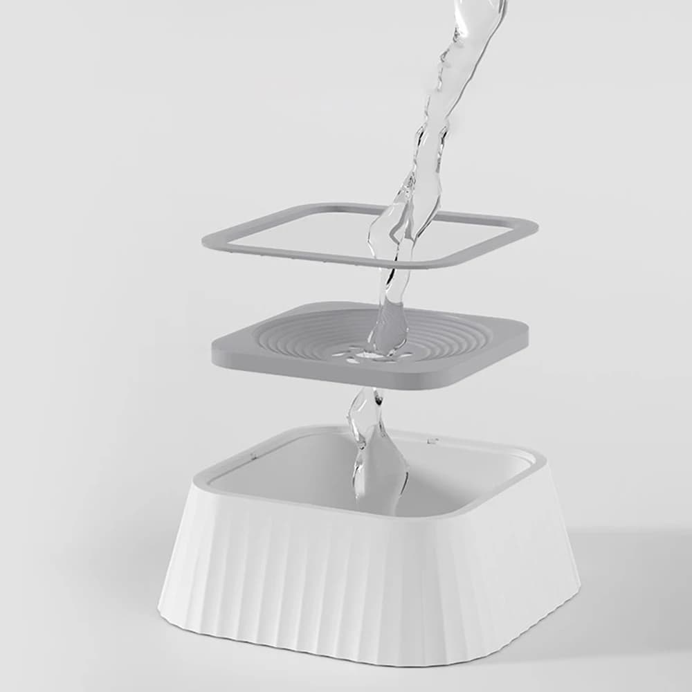 Floating Elevated Pet Water Bowl with Neck Protection