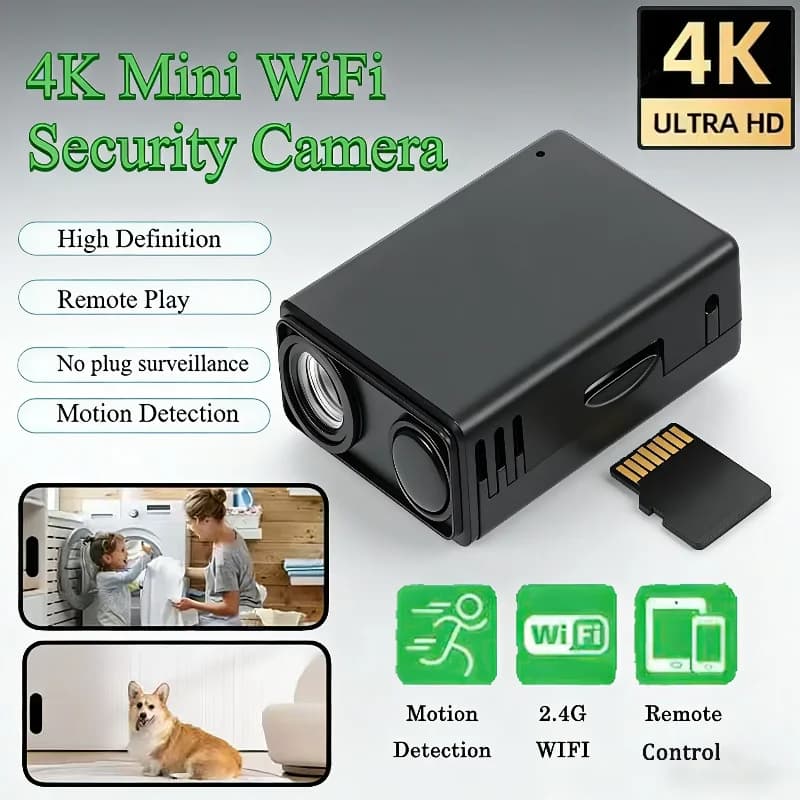 4K WiFi Security Camera Indoor Wireless