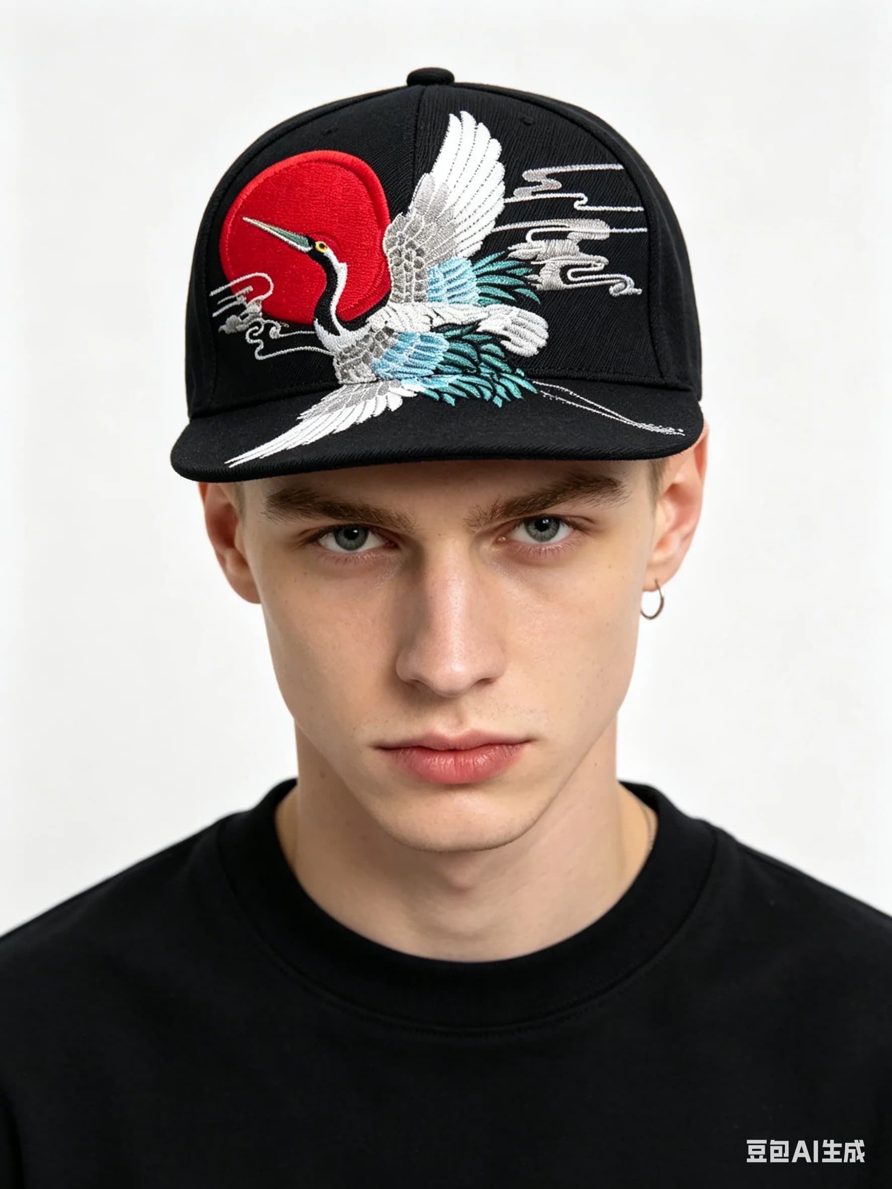 Embroidered Flat Top Baseball Cap