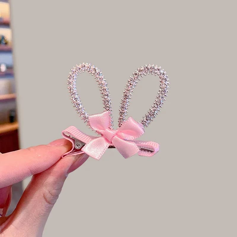 Dog and Cat Hair Clips Crown Bow Multicolor