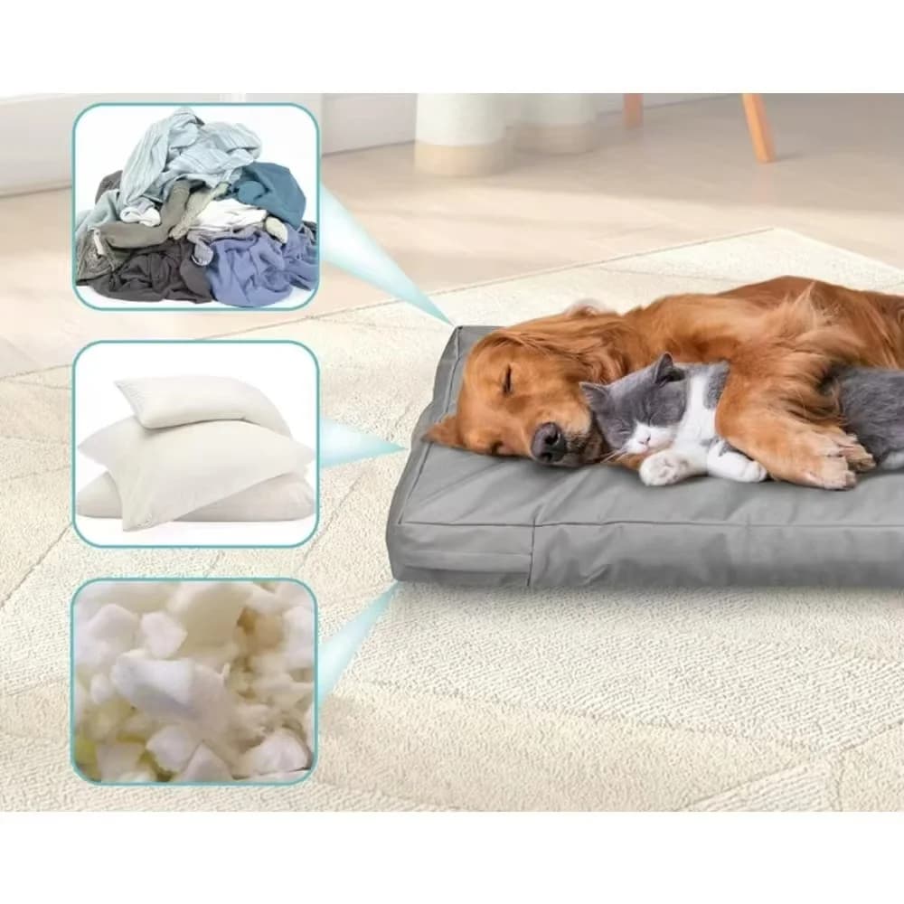 Washable Dog Bed Cover with Zipper