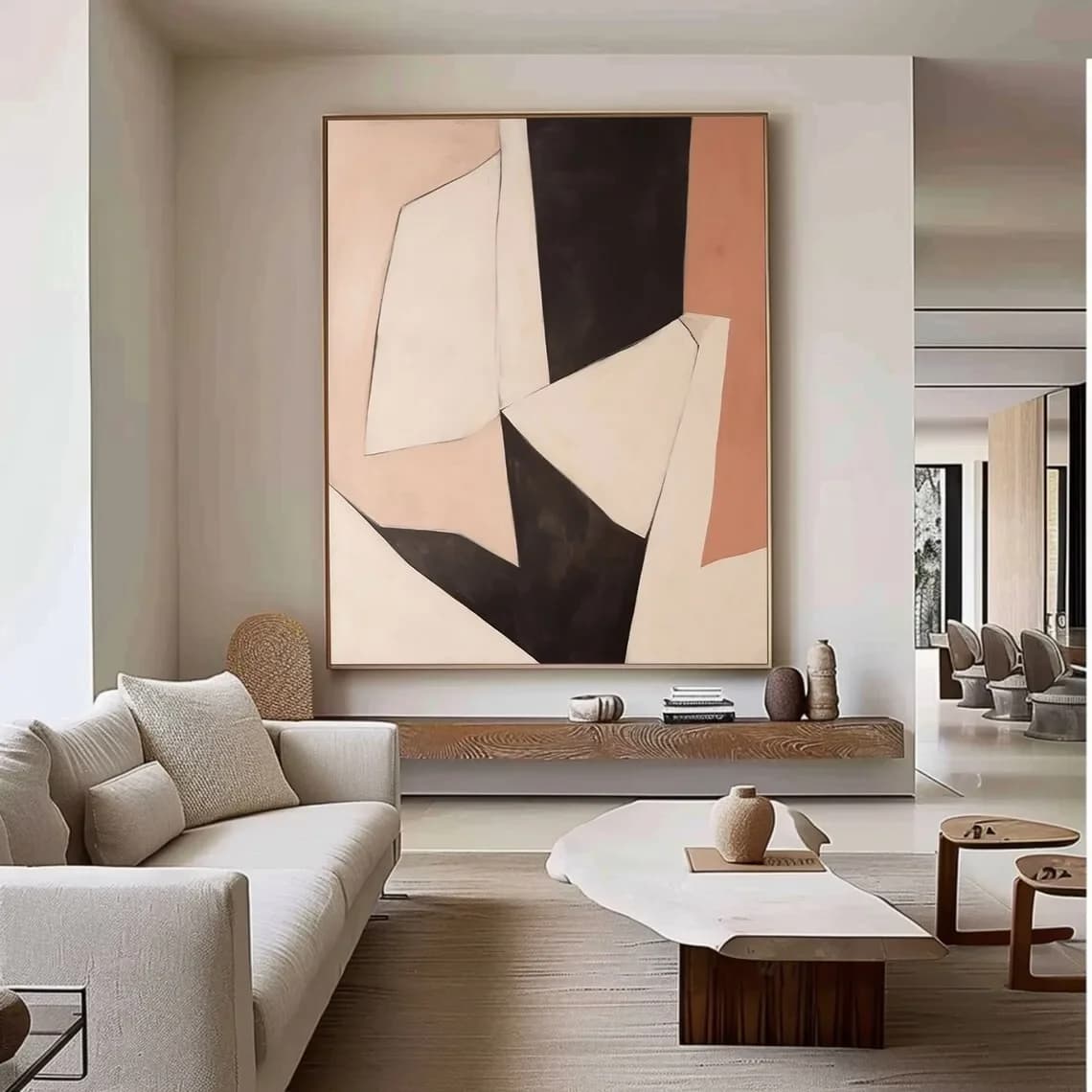 Modern Abstract Minimalist Texture Wall Art