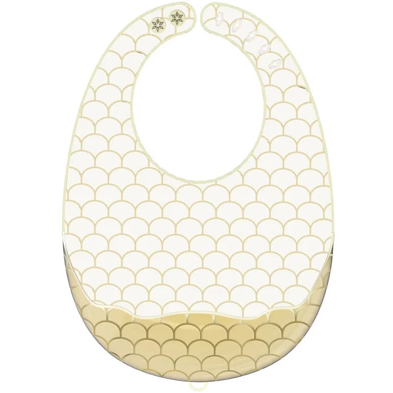 Silicone Baby Bibs Waterproof Cartoon Adjustable