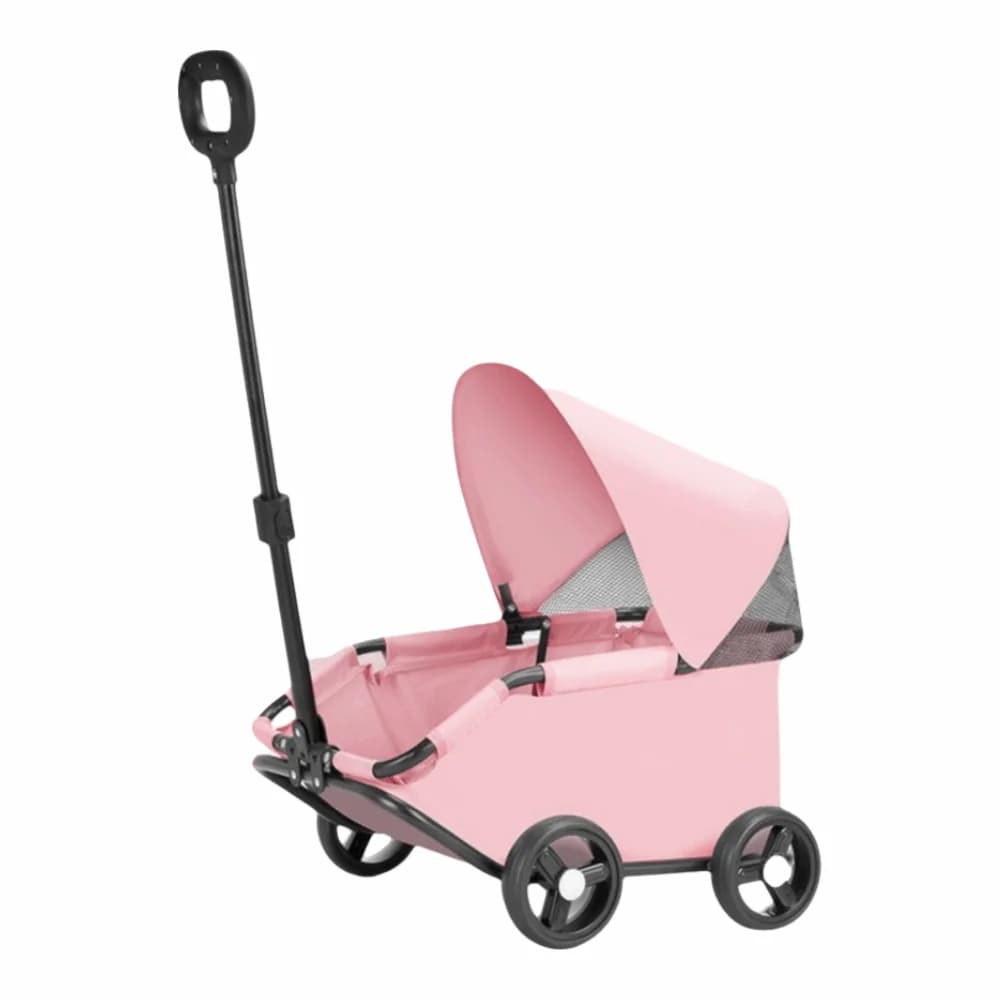 Dog Stroller Foldable Pet Stroller 4-Wheel with Sunshade Cat Cart Portable Lightweight Pet Pushchair Dog Cat Carry Supplies