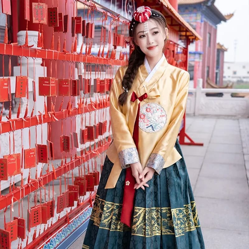 Traditional Korean Hanbok Dress