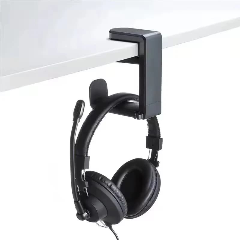 Rotating Desk Headphone Holder with Clamp